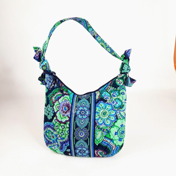 Vera Bradley Handbags - NWOT VERA BRADLEY Handbag Navy Blue Green Flow